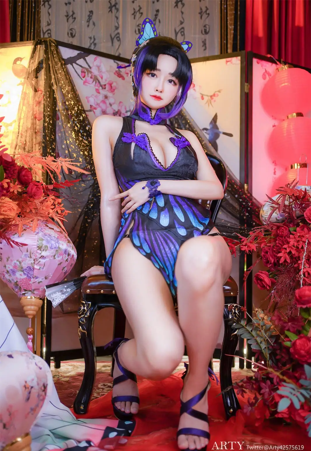 Arty亚缇紫蝴蝶20p